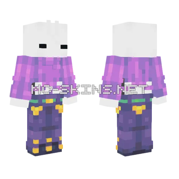 Doppio Again Minecraft skin, front and back