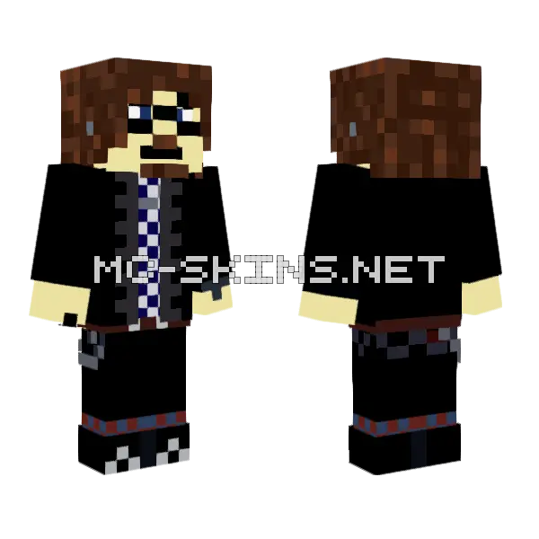 Dorian2 Minecraft skin, front and back