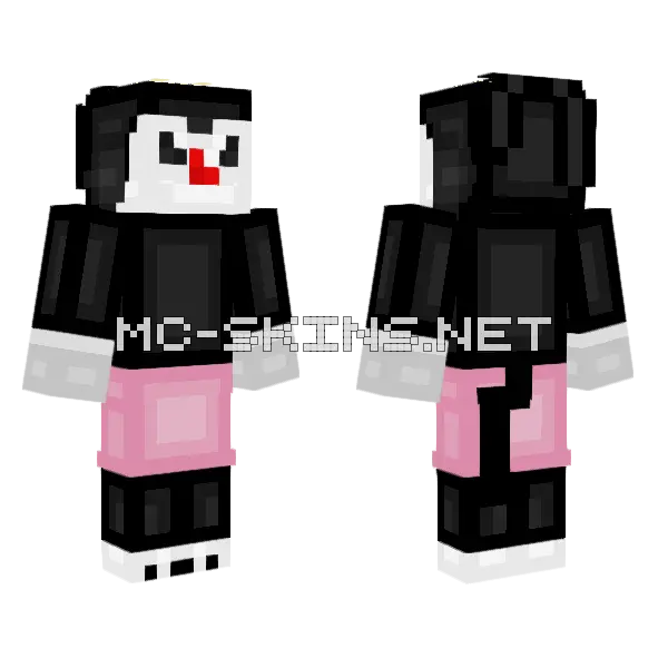 Dot Warner Minecraft skin, front and back
