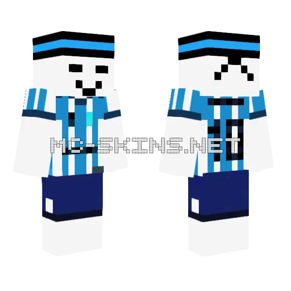 Dou8 Minecraft skin, front and back
