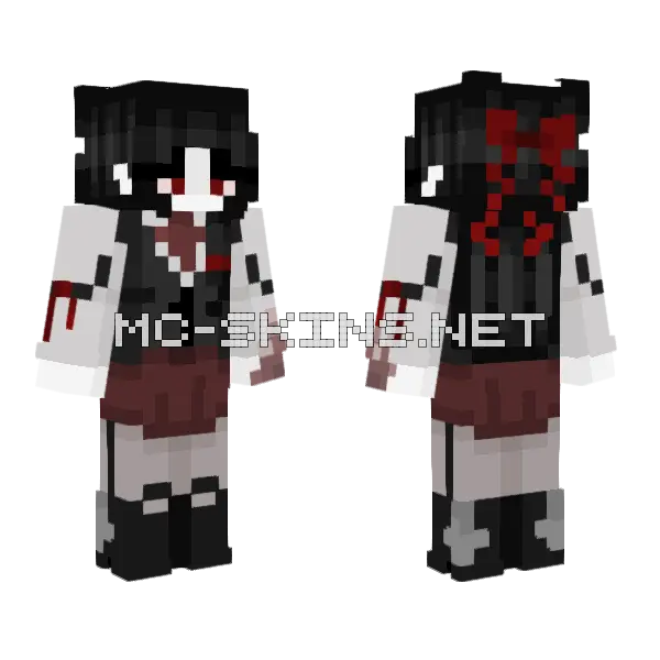 Double The Pain Double The Pleasure Minecraft skin, front and back