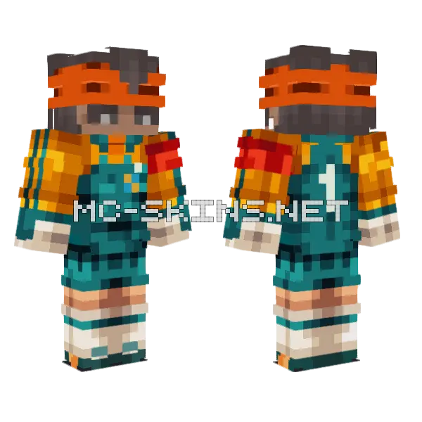 Dqd Dqd Minecraft skin, front and back