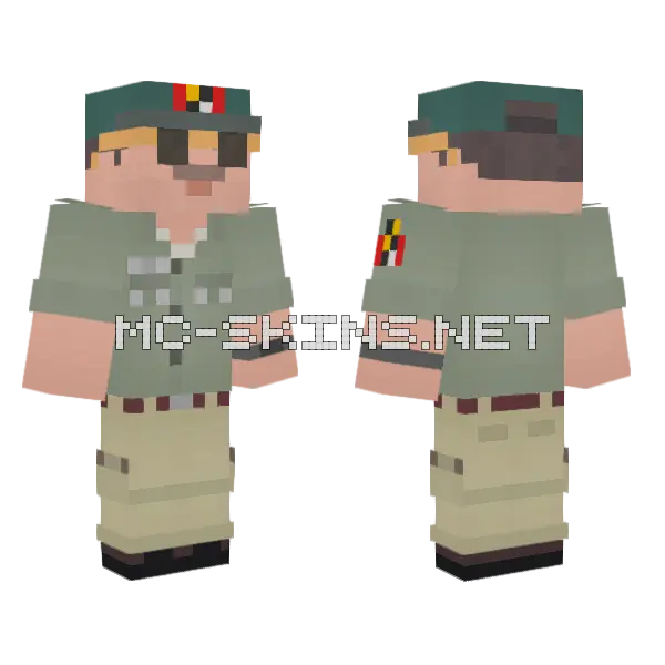 Dr Gerry Harding Jptg Alt 4 Minecraft skin, front and back