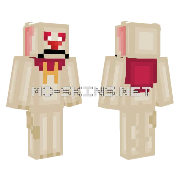 Dr Hamsterviel Minecraft skin, front and back