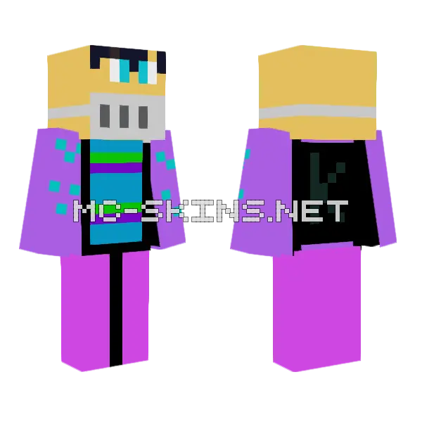 Dr Killer Minecraft skin, front and back