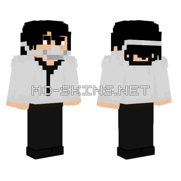 Dr Smiley Creepypasta Minecraft skin, front and back