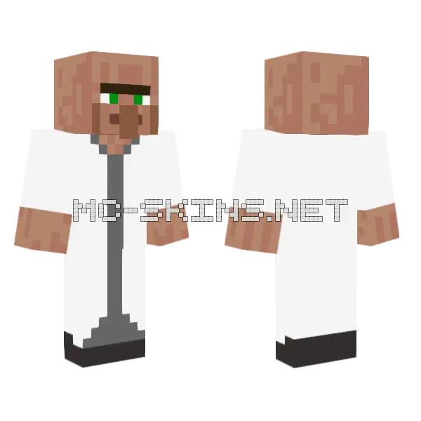 Dr Trayaurus Minecraft skin, front and back