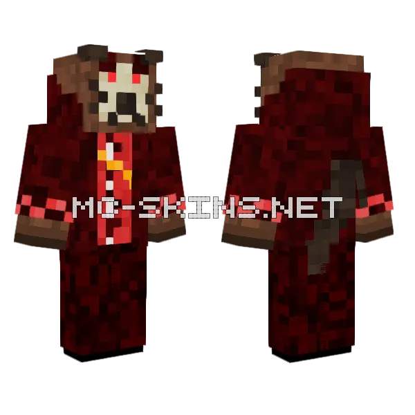 Dracowott Zachula Minecraft skin, front and back