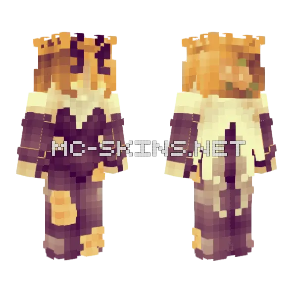 Drag Queen Bee Minecraft skin, front and back