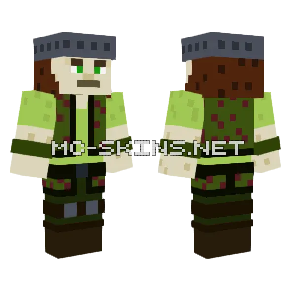 Dragon Hunter How To Train Minecraft skin, front and back
