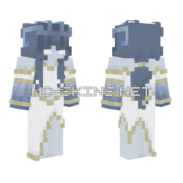 Dragoness Of Cherry Mountain Minecraft skin, front and back