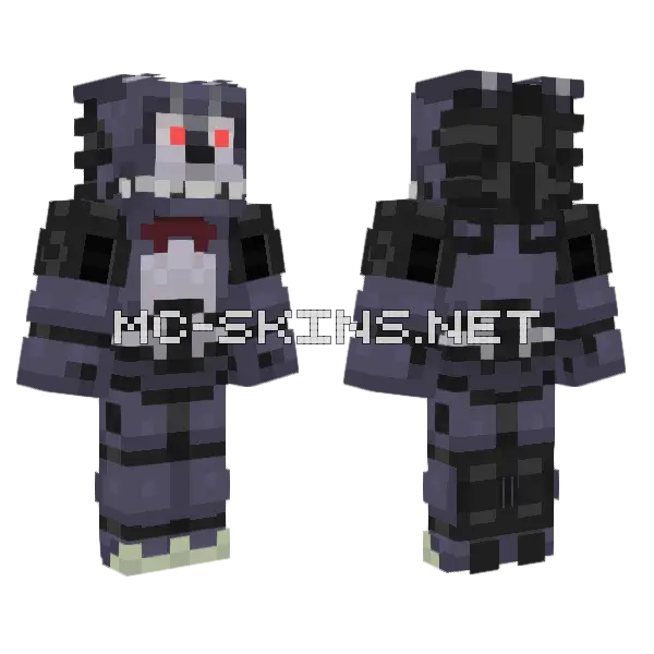 Drawkill Bonnie Minecraft skin, front and back