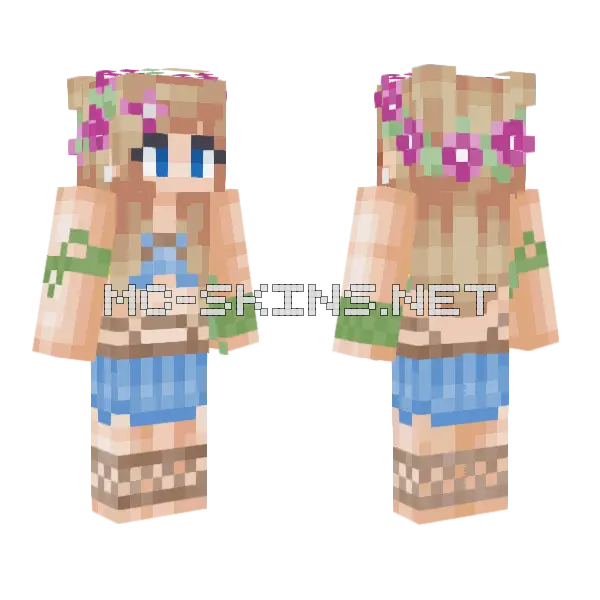 Drayja Jungle Ver Minecraft skin, front and back