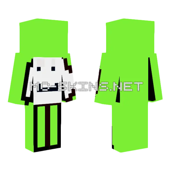 Dream 3 0 Minecraft skin, front and back