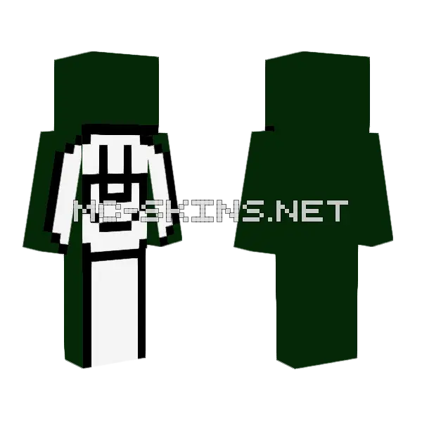 Dream But Better Minecraft skin, front and back