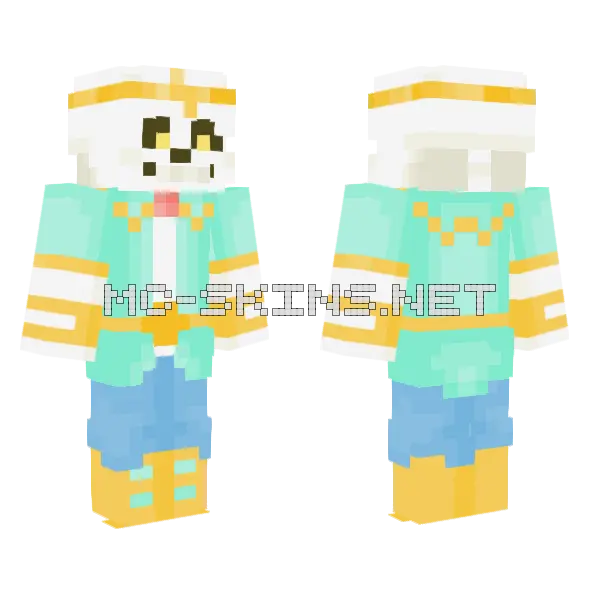 Dream Dreamtale Minecraft skin, front and back