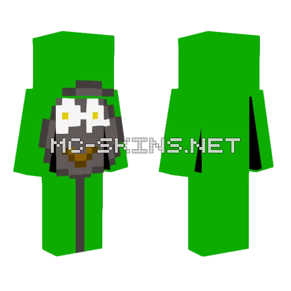 Dream Frying Pan Minecraft skin, front and back