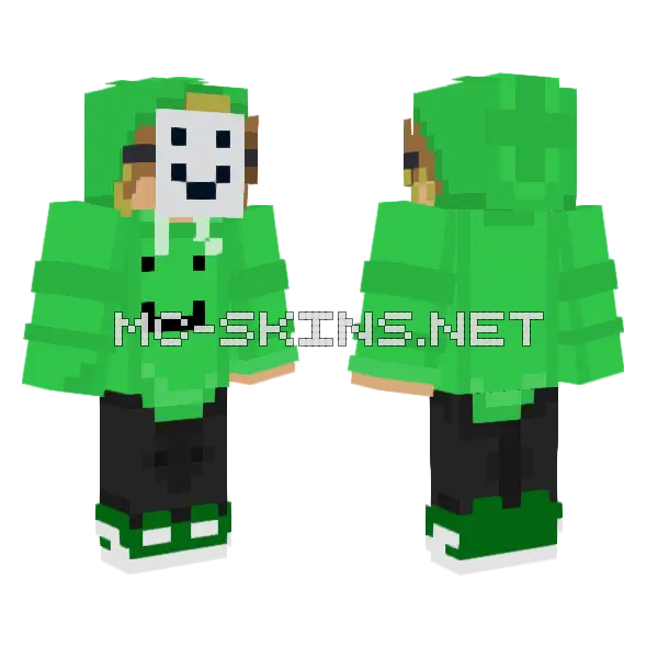 Dream How I Like It Minecraft skin, front and back