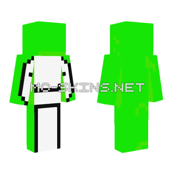 Dream Ofishal Minecraft skin, front and back