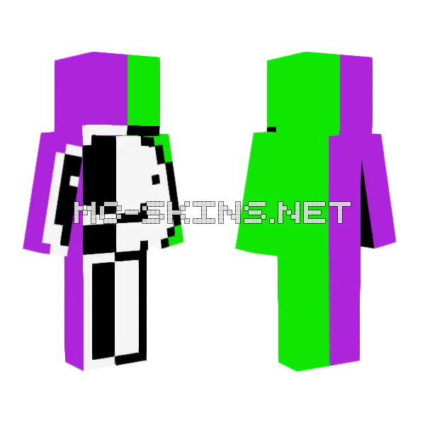 Dream Reamade Minecraft skin, front and back