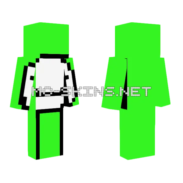 Dream S Official Skin Minecraft skin, front and back