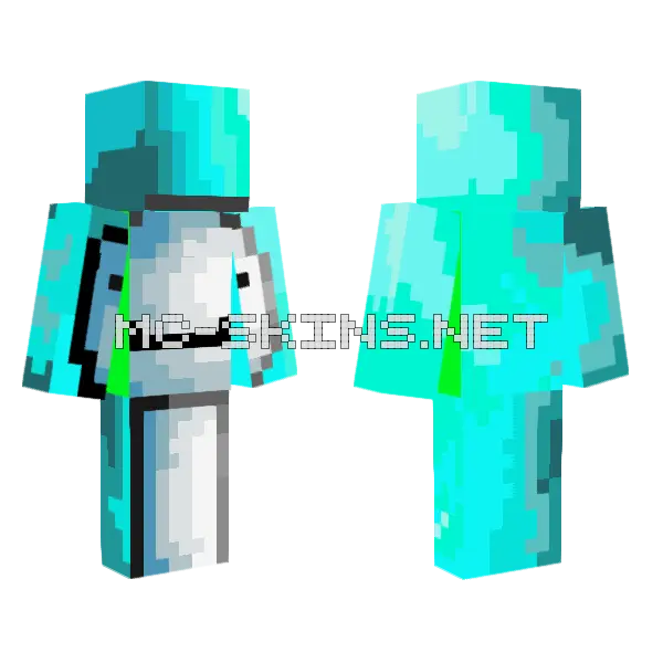 Dream Skin Minecraft skin, front and back