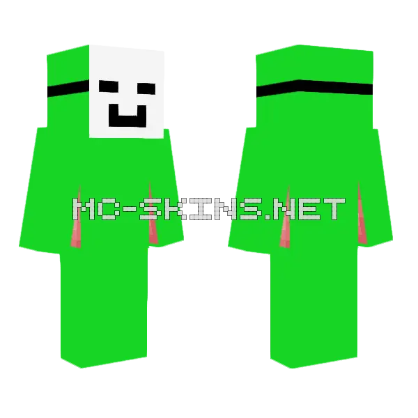 Dream Skin Minecraft skin, front and back