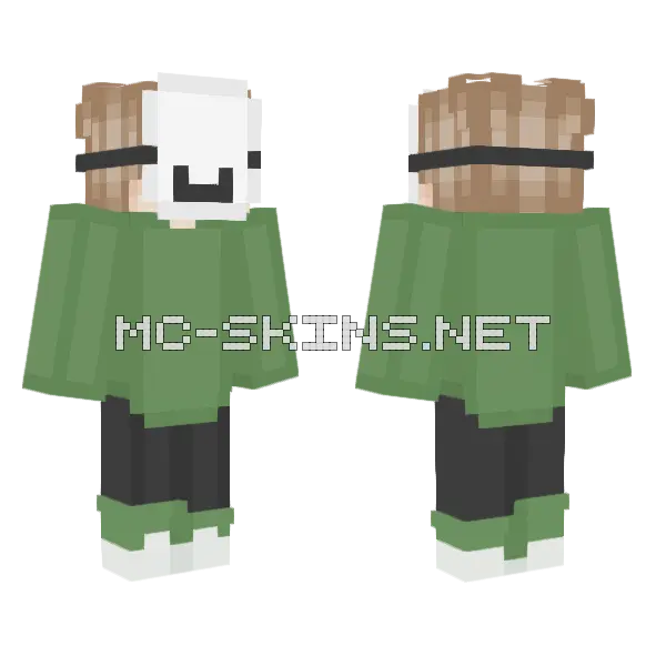 Dream Skin Minecraft skin, front and back