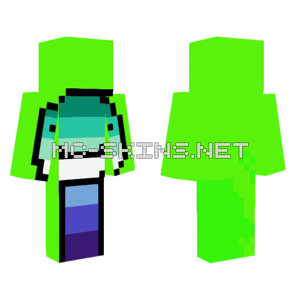 Dream Skin Minecraft skin, front and back