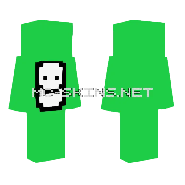 Dream Skin Minecraft skin, front and back