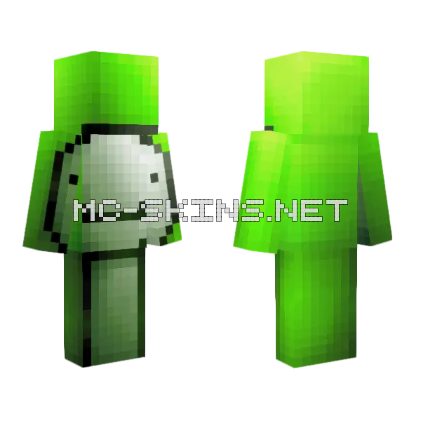 Dream Skin Minecraft skin, front and back