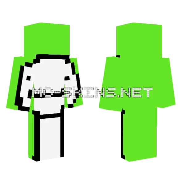 Dream Skin Minecraft skin, front and back