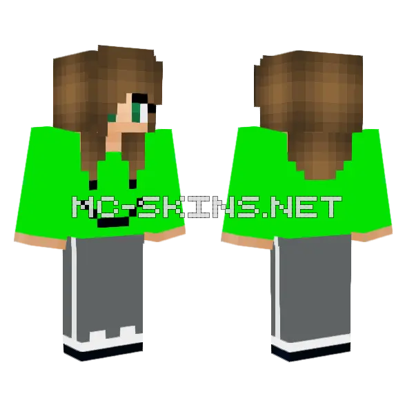 Dream Stan Minecraft skin, front and back