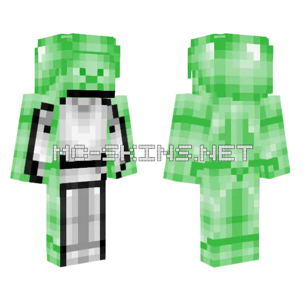 Dream Steve Meme Minecraft skin, front and back