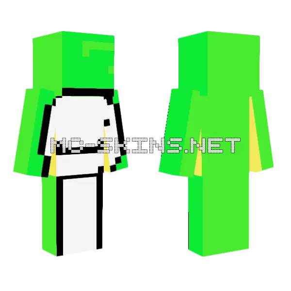 Dreem Minecraft skin, front and back