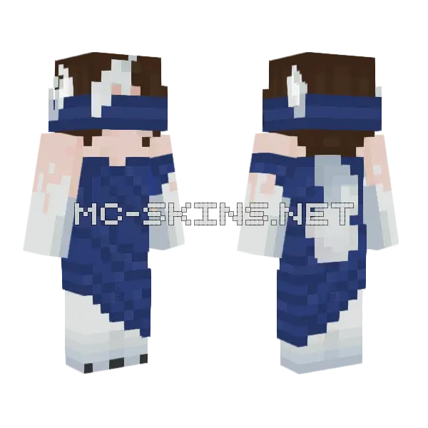 Dress GM Minecraft skin, front and back