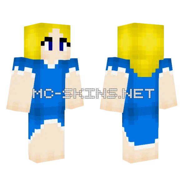 Dress Template No Outer Minecraft skin, front and back