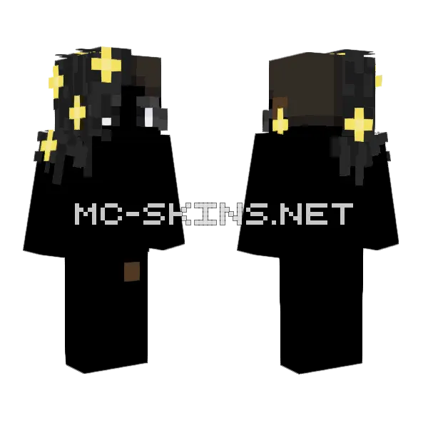 Drifter Hair Base Minecraft skin, front and back
