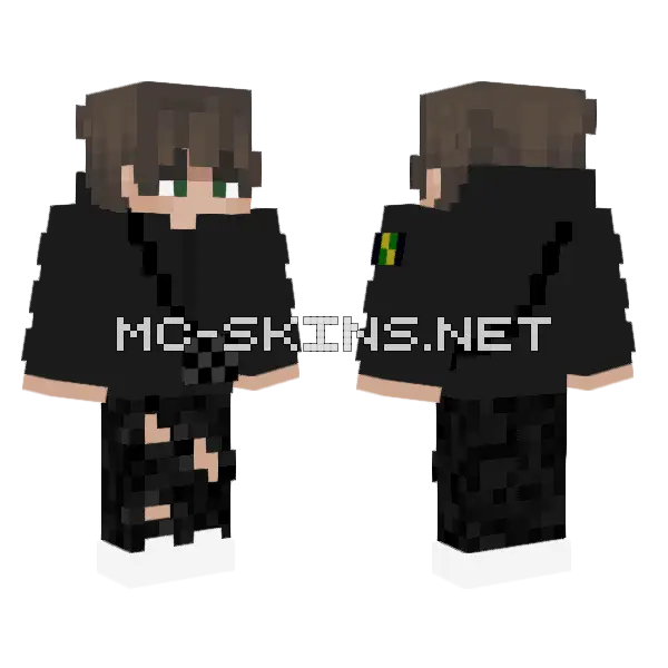 Drip Outfit Minecraft skin, front and back