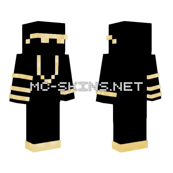 Drip Template Minecraft skin, front and back