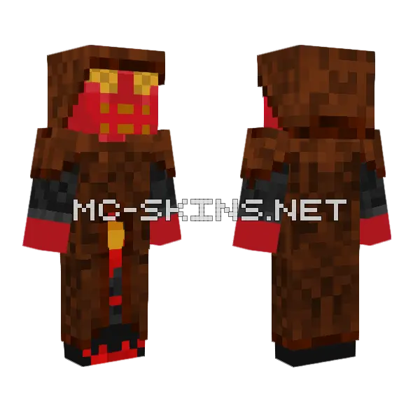 Drix Minecraft skin, front and back