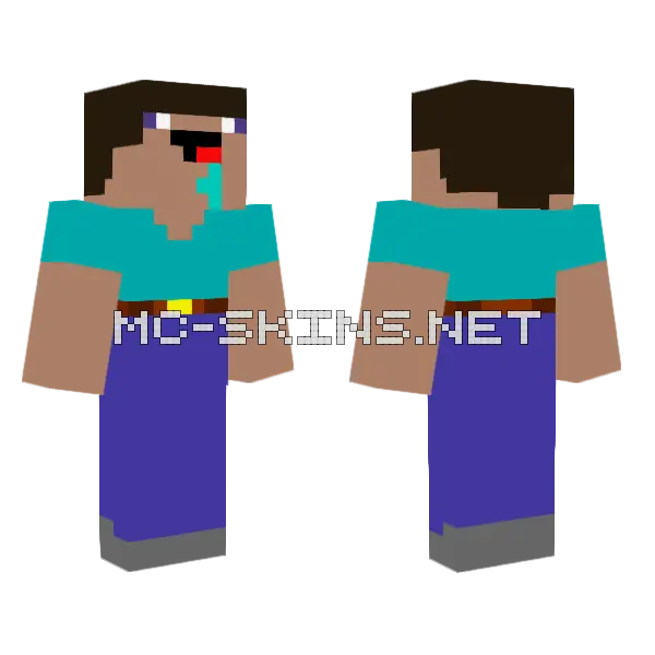 Drooler Skin Minecraft skin, front and back