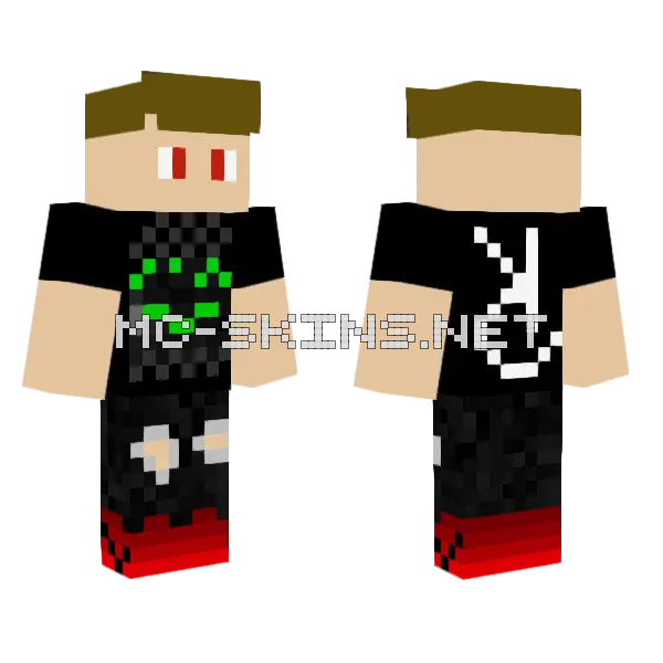 Drugi Maka Paka Minecraft skin, front and back
