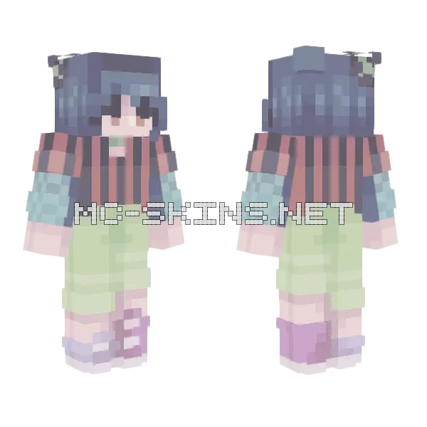 Dry Out 4 24 Minecraft skin, front and back