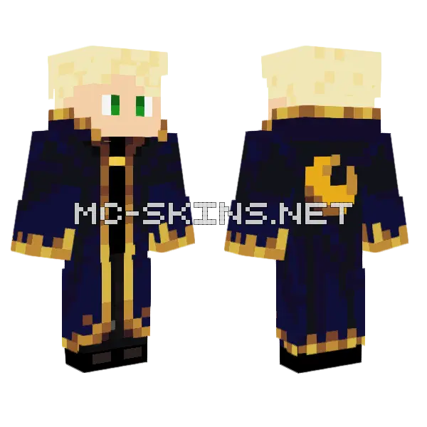 Dryhte Of Solaris Minecraft skin, front and back