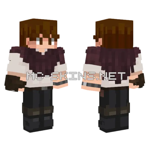 Dsa Boy Minecraft skin, front and back