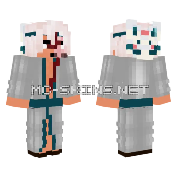 Dsa Minecraft skin, front and back