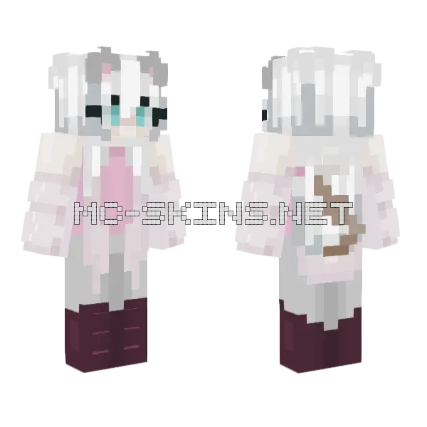 Duchess My Cat Minecraft skin, front and back