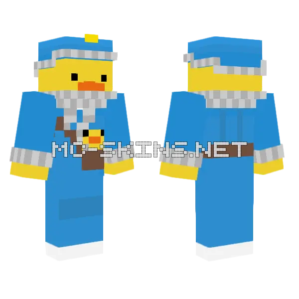 Duck Deniz Minecraft skin, front and back