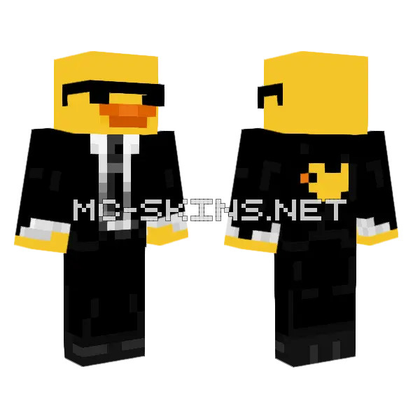 Duckman Skin Minecraft skin, front and back